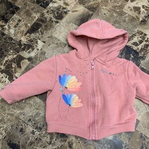 4/30$ Zara pink sweatshirt 3-6 months
